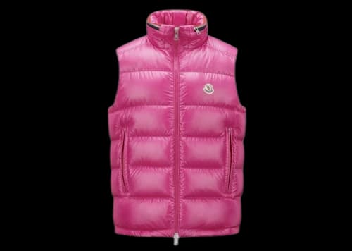 Moncler Ouse Down Gilet Rose Pink