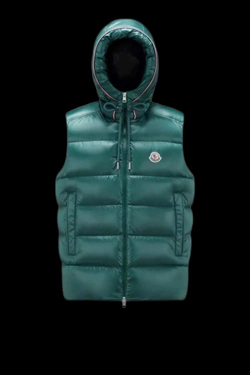 Moncler Luiro Down Gilet Emerald Green