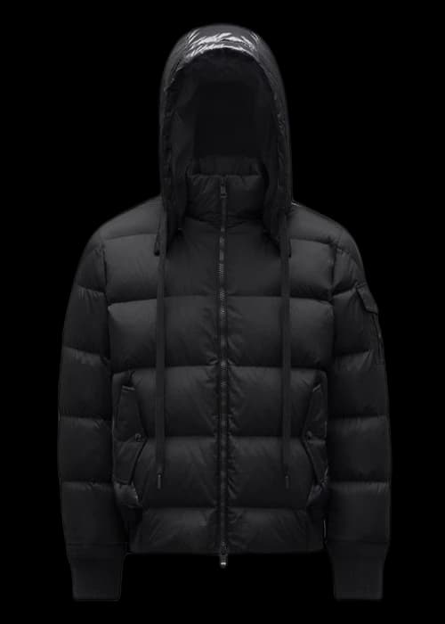 Moncler Deschamps Short Down Jacket Black