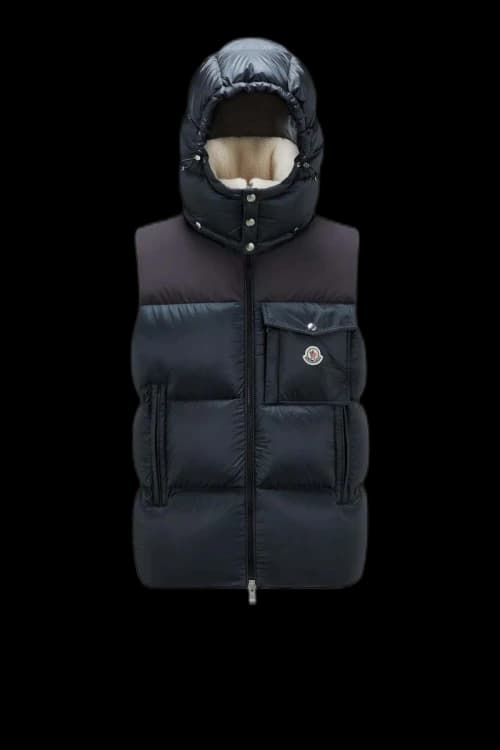 Moncler Oust Down Vest Black