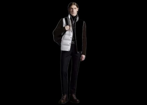 Moncler Tibb Vest Optical White