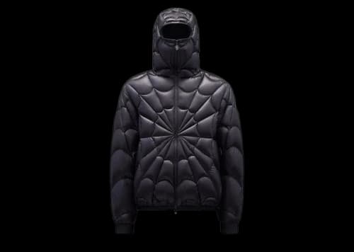 Moncler Violier Spider-Man Short Down Jacket Black