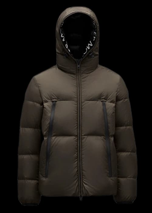 Moncler Montcla Short Down Jacket Olive Green