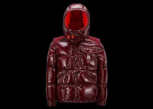 Moncler Karakorum Ripstop Short Down Jacket Burgundy (I20911A0014959607436)