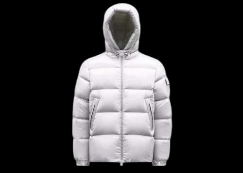 Moncler Ecrins Short Down Jacket Optical White