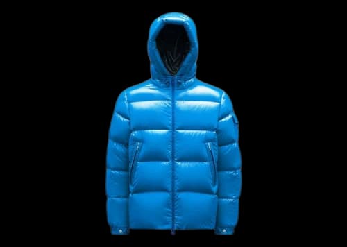 Moncler Ecrins Short Down Jacket Light Blue