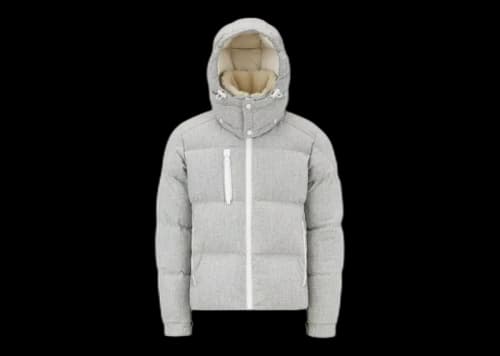 Moncler Tarentaise Short Down Jacket Grey