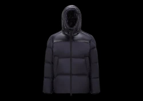 Moncler Damavand Short Down Jacket Navy Blue