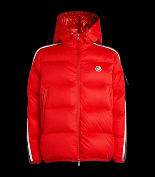 Moncler Sanbesan Short Down Jacket Red