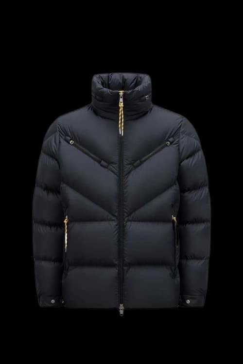 Moncler Katmai Down Jacket Black Yellow