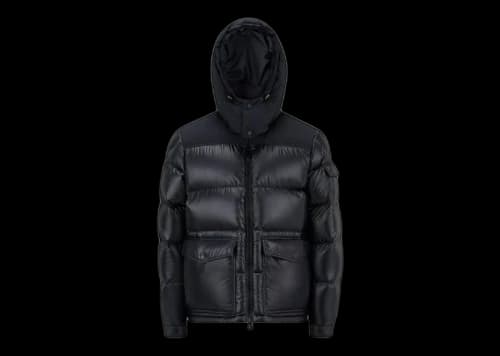 Moncler Masaya Short Down Jacket Black