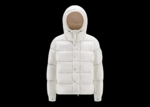 Moncler Maya 70th Anniversary Special Edition Short Down Jacket White