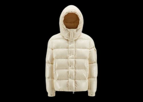 Moncler Maya 70th Anniversary Special Edition Short Down Jacket Snowflake White