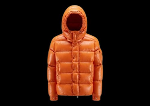 Moncler Maya 70th Anniversary Special Edition Short Down Jacket Campfire Orange