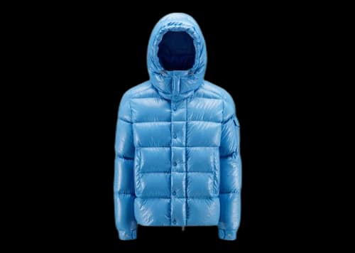 Moncler Maya 70th Anniversary Special Edition Short Down Jacket Sky Blue
