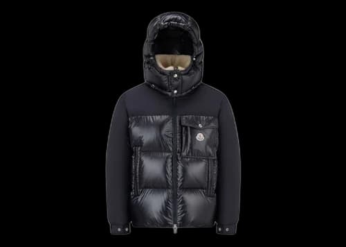Moncler Bayuda Short Down Jacket Navy Blue