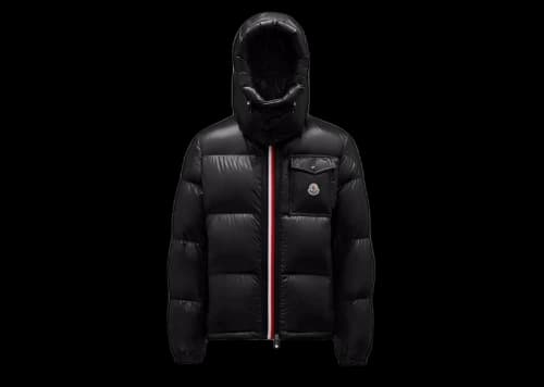 Moncler Montbeliard Short Down Jacket Black