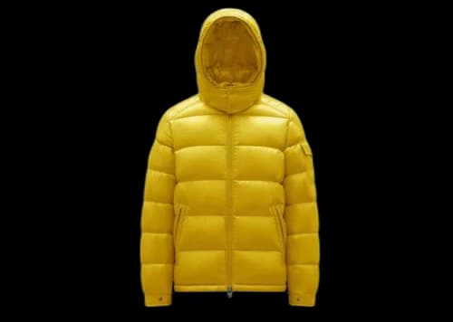 Moncler Maya Short Down Jacket Yellow