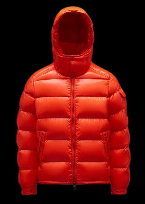 Moncler Maya Short Down Jacket Bright Orange