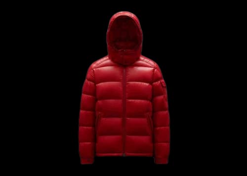 Moncler Maya Short Down Jacket Garnet Red