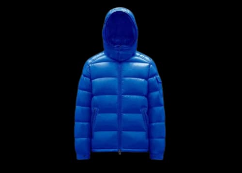 Moncler Maya Short Down Jacket Sky Blue