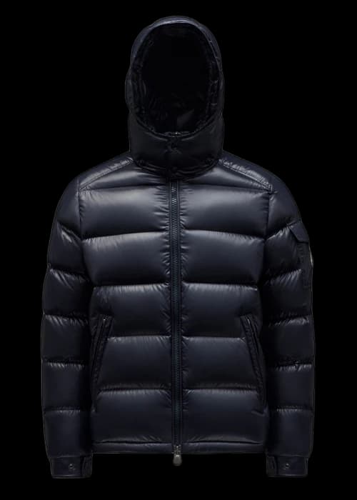 Moncler Maya Short Down Jacket Night Blue