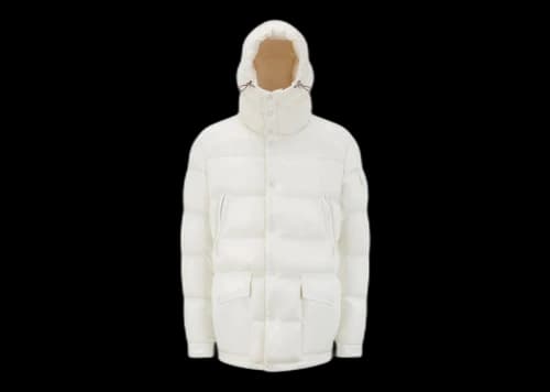 Moncler Chiablese Short Down Jacket Milk White