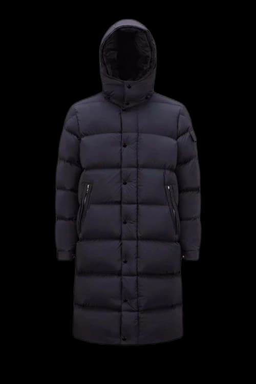Moncler Hanoverian Long Down Jacket Night Blue