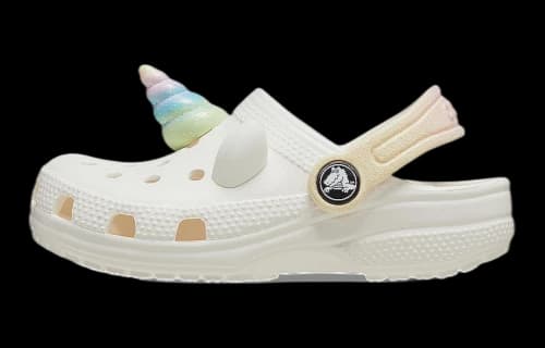 (GS) Crocs I AM Rainbow Unicorn 'White Teal'