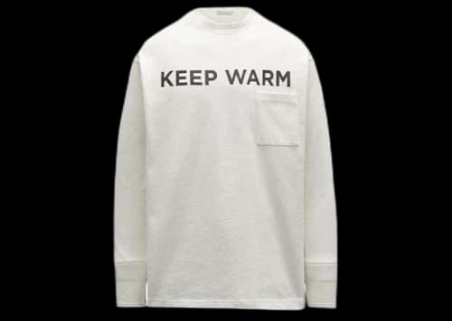 Moncler Keep Warm Sweatshirt White
