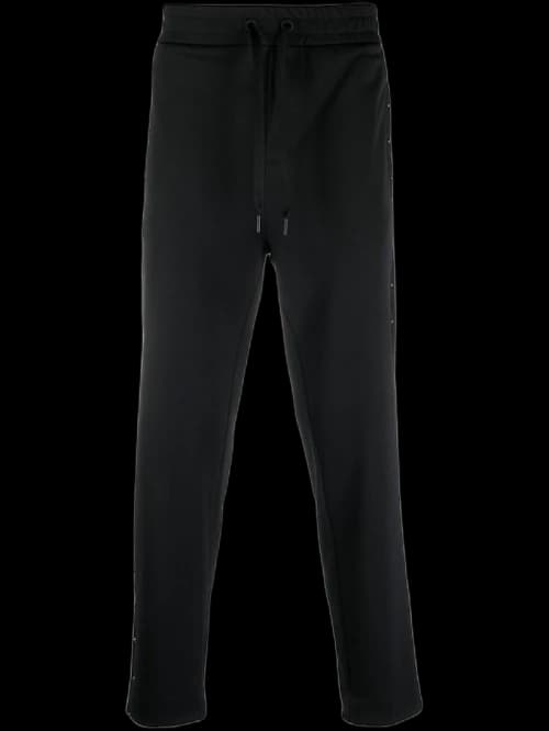 Moncler Studded Drawstring Track Pants Black