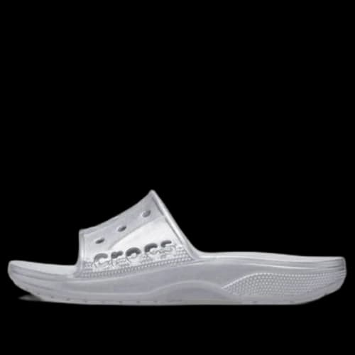 Crocs II Metallic Slides 'Silver'