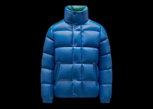 Moncler Dervo Short Down Jacket Blue