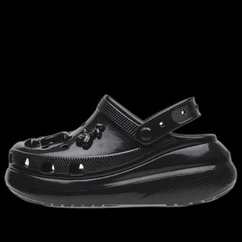 Crocs Crush High Shine Clogs 'Black' (Women's)
