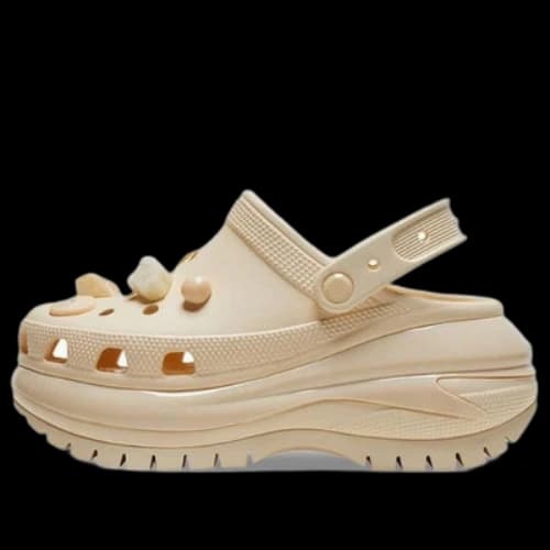 Crocs Mega Crush Shells and Pearls Clog 'Beige' (Women's)