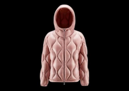Moncler Anthon Short Down Jacket Light Pink