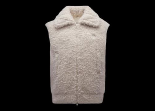 Moncler Women's Achard Reversible Down Gilet Ivory White