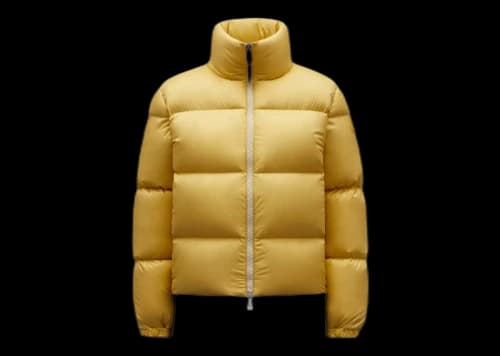 Moncler Women's Anterne Short Down Jacket Sulphur Yellow