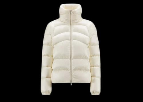 Moncler Aubert Short Jacket Cream White
