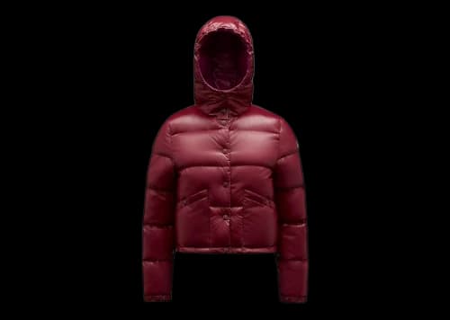 Moncler Women's Bardanette Short Down Jacket Garnet Red
