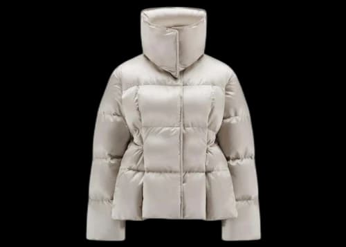 Moncler Coua Short Down Jacket Stone Beige