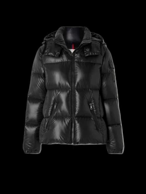 Moncler Fourmine Hooded Quilted Shell Down Jacket Black