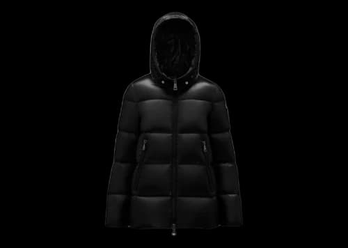 Moncler Women's Seritte Short Down Jacket Black