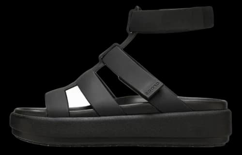 Crocs Brooklyn Luxe Gladiator Sandals 'Black' (Women's)