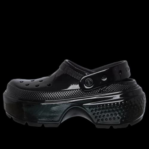 Crocs Stomp High Shine Clog 'Black' (Women's)