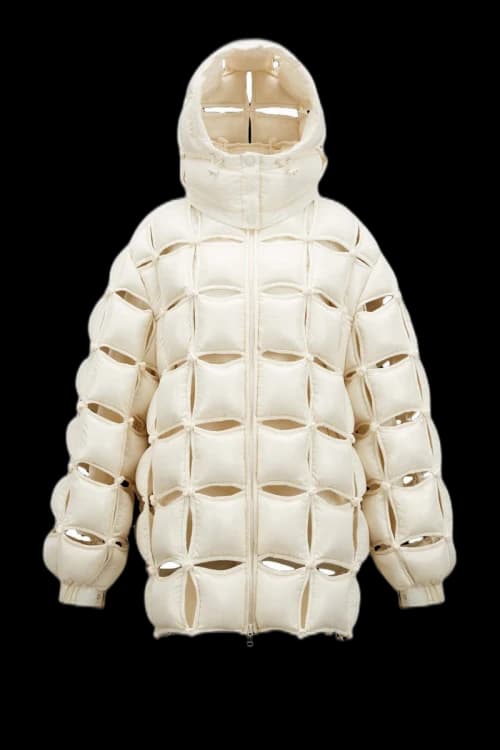 Moncler Maya 70 by Pierpaolo Piccioli Jacket Silk White