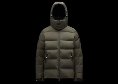 Moncler Montgetech Short Down Jacket Dark Army Green