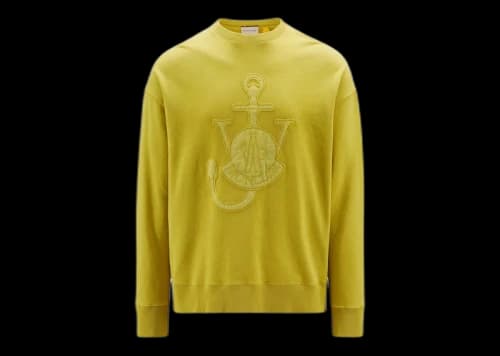 Moncler x JW Anderson Logo Sweatshirt Yellow