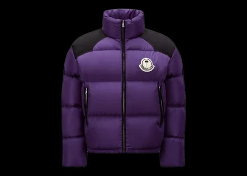 Moncler x Palm Angels Nevin Short Down Jacket Purple
