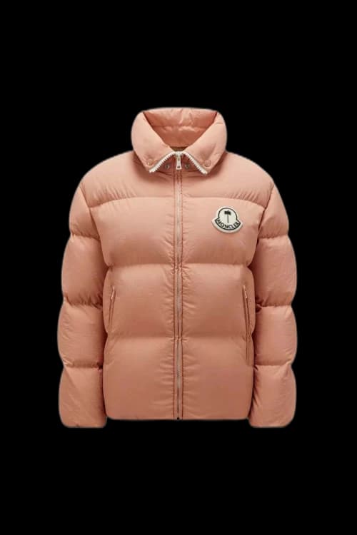 Moncler x Palm Angels Rodmar Short Down Jacket Pink